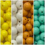 Conta Bola Leitosa 14mm - 20 Gramas