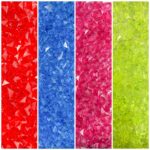 Conta Quadrada Transparente 8mm - 20 Gramas