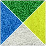 Miçanga Jablonex Leitosa 9/0 - 20 Gramas