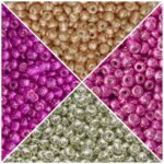 Miçanga Chinesa Metalizada 6/0 – 20 Gramas