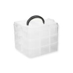 Organizador Maleta c/ 18 Divisórias 15x15cm - 1 Und