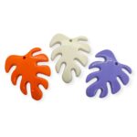 Conta Maxi Pingente Folha 70mm - 1 Und