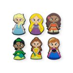 Aplique Emborrachado Princesas Diversas - 2 Unds