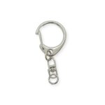 Base Chaveiro 28mm Níquel - 1 Und
