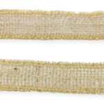 Fita Juta Metalizada 30mm - Metro