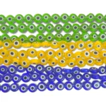 Olho Grego 8mm Murano - 1 Fio