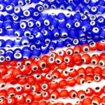 Olho Grego 6mm Murano - 1 Fio