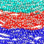 Olho Grego 8mm Murano - 1 Fio