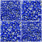 Conta Olho Grego Resina - Gramas