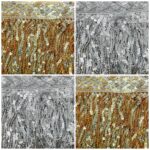 Franja Paetê c/ Tule 20cm - Metro