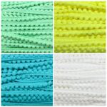 Franja Pompom 10mm - Metro