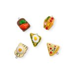 Pingente Resina Comidas Diversas - 2 Unds