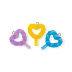 Pingente Resina Coração 30mm - 2 Unds