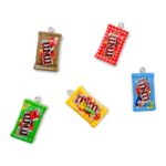 Pingente Resina M&M 29mm - 4 Unds