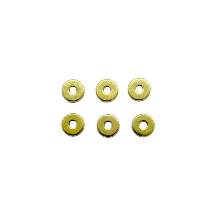 Entremeio Redondo 6mm Dourado Exclusivo - 3 Gramas - Imagem 1