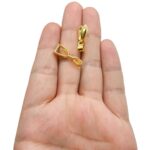 Terminal Charneira 20mm Dourado Exclusivo - 5 Unds - Imagem 2