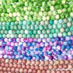 Conta Bola Pedra Jade 8mm – 1 Fio