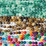 Conta Bola Pedra 6mm – 1 Fio