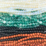 Conta Bola Pedra 6mm - 1 Fio