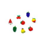 Pingente Resina Frutas Diversos - 1 Und