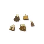 Pingente Pedra Dourado - 1 Und