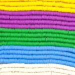 Disco Fimo Emborrachado Diversos 6mm – 1 Fio