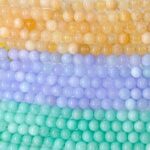 Conta Bola Pedra 8mm - 1 Fio