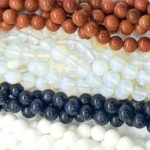 Conta Bola Pedra 8mm – 1 Fio