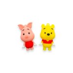 Pingente Emborrachado Ursinho Pooh 55mm - 1 Und