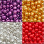 Conta Bola Pérola 10mm - 20 Gramas