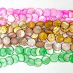 Madrepérola Redonda 15mm - 1 Fio