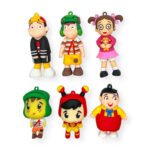 Pingente Emborrachado Chaves 80mm Diversos - 1 Und