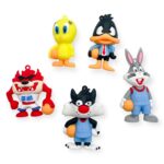 Pingente Emborrachado Looney Tunes Diversos - 1 Und