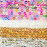 Conta Bola Pedra Austríaco 6mm – 1 Fio