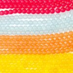 Conta Bola Pedra Jade 6mm – 1 Fio