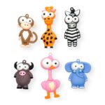 Pingente Emborrachado Bichos Diversos - 1 Und