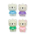 Pingente Emborrachado Ursinho 50mm - 1 Und