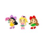 Aplique Emborrachado Meninas - 1 Und