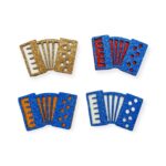 Aplique Sanfona EVA 65mm - 2 Unds