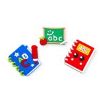 Aplique Emborrachado Caderno ABC Diversos - 1 Und