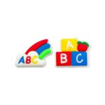 Aplique Emborrachado ABC Diversos - 1 Und