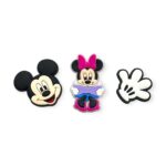 Aplique Emborrachado Mickey / Minnie - 1 Und
