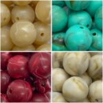 Conta Bola Mármore Fosca 25mm - 2 Unds