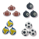 Aplique Emborrachado Bolas Esportivas Diversos - 1 Und