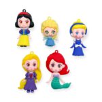 Pingente Emborrachado Princesas Diversas – 1 Und
