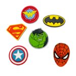 Aplique Emborrachado Símbolo Super Heróis - 1 Und