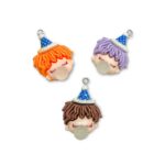 Pingente Resina Menino Diversos - 1 Und