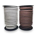 Couro Sintético Trançado Achatado Biocolor 9mm - Metro