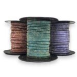 Fio de Camurça Decorada 5mm - Metro