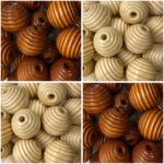 Conta Bola Madeira 30mm - 3 Und